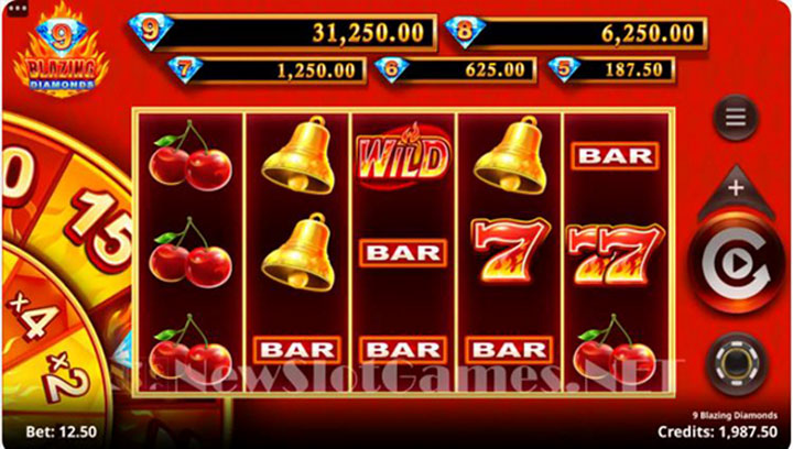 สล็อต 9 Blazing Diamonds
